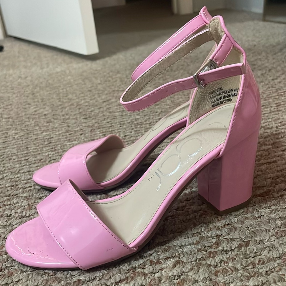 Pink Wedge Heels